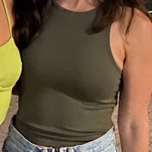 Express sleeveless tank top xs contour fit